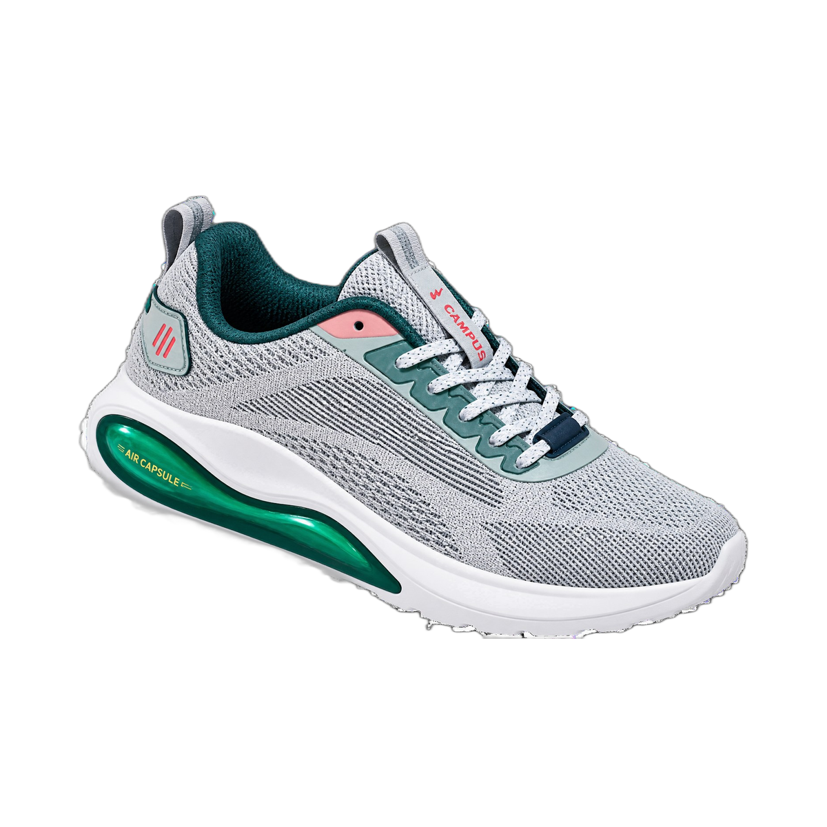 Gray Teal Sneaker with Air Capsule — HEDGE