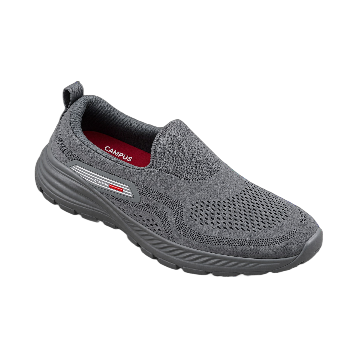 Grey CAMPUS Knit Slip-On Sneaker