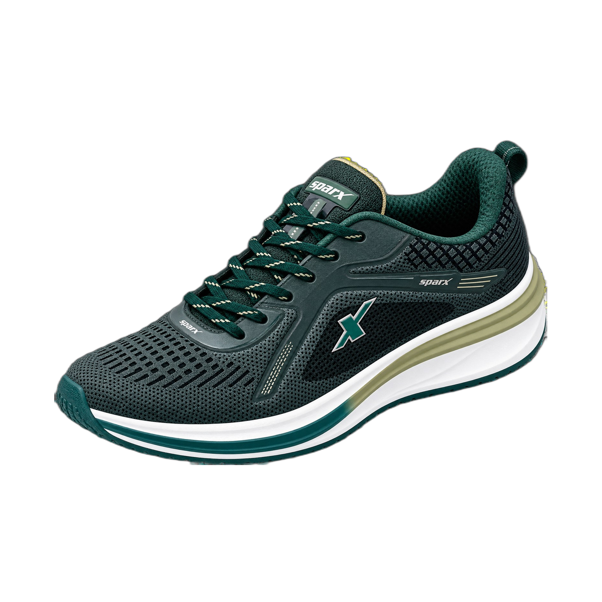Forest Green Sparx Running Sneaker