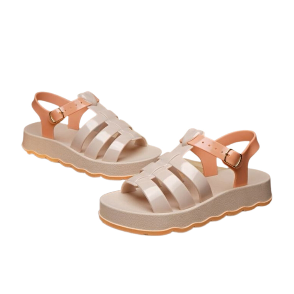 Gladiator Jelly Sandal — Cream